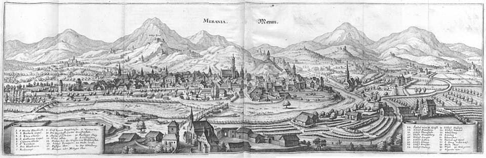 Statt Meran (Merian) 1679